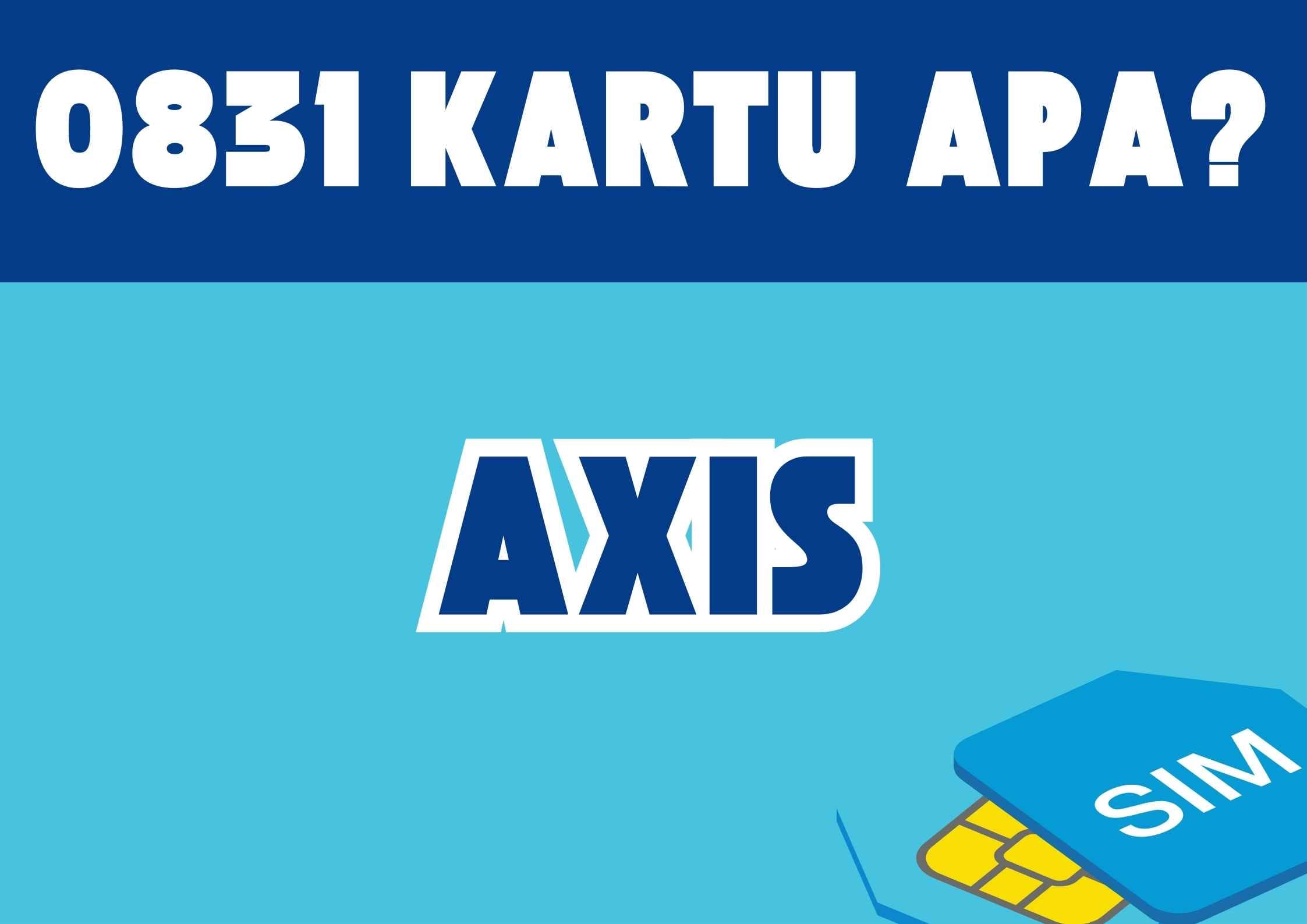0831 kartu apa