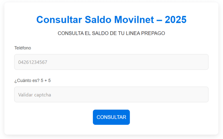 Check Your Movilnet Balance Online – Quick, Easy, and Secure